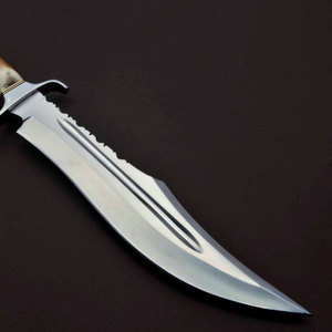 Cuchillo de hoja fija multifuncional de gran venta, ligero y versátil para camping, tipo Bowie - Product Image 3