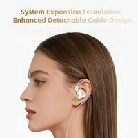 Écouteurs filaires QKZ AK9 PRO 3,5 mm avec transducteur dynamique, moniteur de basses HIFI, casque intra-auriculaire avec micro et commande filaire pour le jeu, le sport et la musique