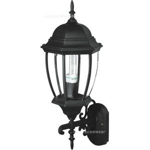 Lampe murale extérieure en aluminium, lumière de jardin étanche à l'eau, 110-240V, forme cylindrique en verre trempé, montage mural - Product Image 1