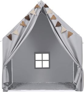 Carpa de Juego Infantil Portátil con Diseño de <span class=keywords><strong>Castillo</strong></span> de Princesa, Carpa Pequeña de Algodón para Interiores, Ideal para el Verano - Product Image 1