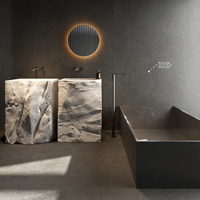 Dalles de porcelaine Bookmatch pour intérieur de luxe, carreaux de sol et mur en céramique modernes de qualité supérieure, polis, antidérapants, pour salle de bain et salle à manger