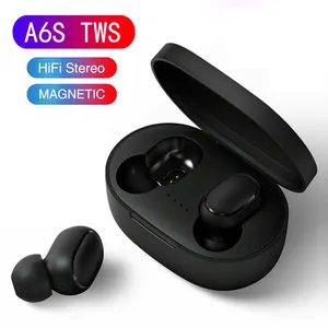 Factory Price Good Sound Quality BT Wireless A6S TWS Earbuds Earphones Headphones Headsets A6S