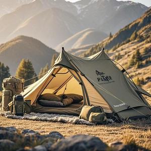 Laos Commande en gros Tente de vente directe d'usine pour le camping en plein air Structure d'une chambre Plusieurs compartiments de stockage de l'usine - Product Image 6