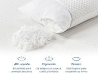 Réglable Avec Mousse À Mémoire Déchiquetée Standard 64X46 cm 100% Rembourrage En Mousse À Mémoire Lavable Douceur Pour Votre Repos