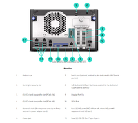 Hpe Proliant微服务器Gen11英特尔至强6300系列E-2400奔腾金处理器超微塔服务器