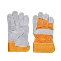 Gants de sécurité anti-coupure de haute qualité en cuir de buffle de qualité AB pour hommes, 10,5 pouces, pour travaux de construction et de montage
