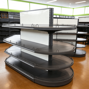 <span class=keywords><strong>Venta</strong></span> de Fábrica: Estanterías de Góndola de Doble Cara de Alta Resistencia para Supermercados, Estanterías de Arco Personalizables para Comercios Minoristas - Product Image 5