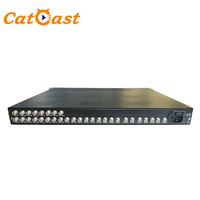 Modulador de 16 Sintonizadores FTA con Salida RF IP DVBT DVBC ISDBT ATSC para Transmisión de Canales en Vivo IPTV