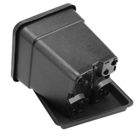 Vente en gros Pots de fleurs carrés noirs de 1 gallon pour semis de pépinière en plastique Pots de 1 gallon pour semis de pépinière en plastique noir