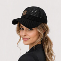 Casquette de soleil brodée pour homme, séchage rapide, style camionneur, 6 panneaux, réglable, 100 % polyester, pour la randonnée et la pêche, été