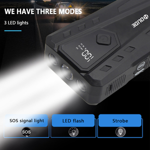 Démarreur d'urgence 1000A, chargeur portable et câbles <span class=keywords><strong>de</strong></span> démarrage, boîte <span class=keywords><strong>de</strong></span> démarrage et bloc d'alimentation <span class=keywords><strong>pour</strong></span> moteurs <span class=keywords><strong>essence</strong></span> 6.5L et <span class=keywords><strong>diesel</strong></span> 5.5L - Product Image 6