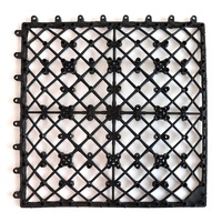 Maille en plastique de plancher d'épissage horizontal et vertical 2 et 4 Base de verrouillage pour les carreaux de terrasse