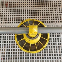 Système d'alimentation automatique pour poulets avec ligne d'eau pour élevage au sol, équipement d'alimentation pour poulets de chair et poules pondeuses