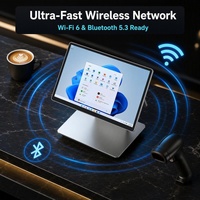 POS-терминал ZOLON WS16A с двумя экранами (15.6+11.6 дюймов), Windows 11, Intel I5, 8+128 ГБ SSD, Wi-Fi 6, кассовый аппарат, низкий MOQ (10 шт.)