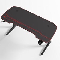 Bureau de jeu moderne en métal Wquantum, réglable en hauteur manuellement, pour le télétravail