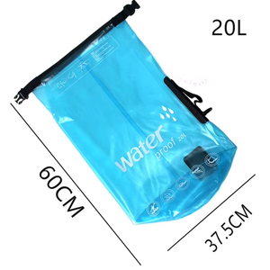Sacs ultralégers imperméables à séparation sec/humide pour activités de plein air, capacité extensible 10L/20L, équipement pour camping, randonnée, kayak - Product Image 4