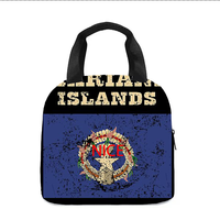 Saipan Graphic Custom Lunch Handtas Slijtvast voor kamperen, strandvakantie, wandelen, markt, winkelen, weekendpicknick