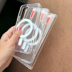 Funda magnética transparente S26 Ultra S26 Plus, funda magnética ultracrílica S26 para casa móvil, funda magnética ultraclara para <span class=keywords><strong>Samsung</strong></span> S26 - Product Image 3