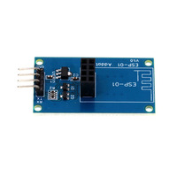 ESP8266 2 ESP01 Serie Módulo WIFI inalámbrico Transceptor Receptor Placa adaptadora 3,3 V 5V Adaptadores de PCB