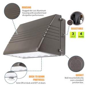 Applique murale 20250LM 28W -125W CCT réglable, éclairage extérieur complet, appliques murales LED avec cellule photoélectrique - Product Image 3