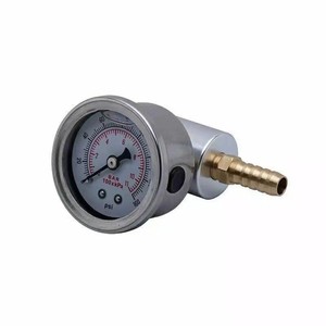 ชุดเกจวัดแรงดันน้ำมันเชื้อเพลิงสีเงิน ขนาด 0-160 ปอนด์ต่อตารางนิ้ว 1/8 NPT สำหรับการติดตั้งเพิ่มเติม - Product Image 3