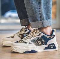 Chaussures de skate pour hommes, légères et respirantes, style sportif décontracté, avec lacets, pour l'été, personnalisables avec logo, pour jeunes