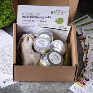 Micro Vitality Microfarm Microgreen Kit de culture <span class=keywords><strong>pour</strong></span> jardin <span class=keywords><strong>un</strong></span> <span class=keywords><strong>cadeau</strong></span> parfait <span class=keywords><strong>pour</strong></span> la croissance des plantes - Product Image 5