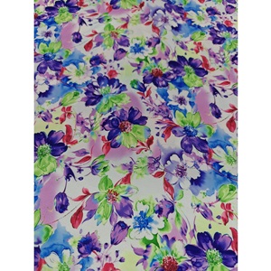 Vestido de Vietnam ligero tejido estampado de tela de seda satinada uso para ropa-Loungewear 120gsm transpirable resistente a las arrugas - Product Image 3