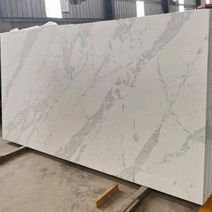 หิน GOLDTOP ODM/OEM ควอตซ์สังเคราะห์ 5072 Calacatta Stella แผ่นใหญ่สำหรับเคาน์เตอร์ทันสมัย พื้น โต๊ะ ท็อปในร่ม และท็อปห้องน้ำ - Product Image 2