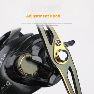 รอกตกปลาสีดำความเร็วสูงทั้งหมด7.6: อัตราส่วน1และ17 + 1BB สำหรับแม่น้ำอเนกประสงค์และลำธาร - Product Image 3