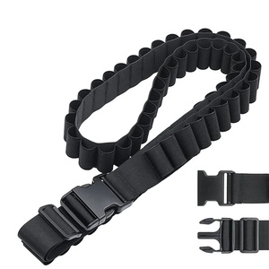 Cinto de Munição para Espingarda de 50 Tiros, Suporte para Munição para Calibres <span class=keywords><strong>12</strong></span> e 20, Preto - Product Image 2