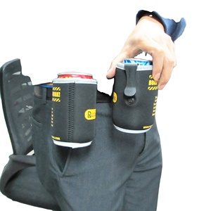 RYO 3/5mm Neoprene Waterproof Insulated Thermal Portable Beer Can Sleeve & <b>Bottle</b> Cooler Stubby Holder with Belt Clip - Product Image 6