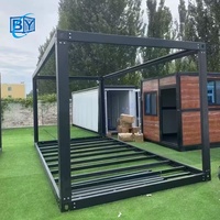 Kit de structure métallique modulaire préfabriquée en acier pour conteneur maritime de 20 pieds et 40 pieds, portable et mobile, pour maison préfabriquée en Chine