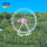 Carnaval populaire monte équipement de jeu de parc de fête foraine d'attraction grande grande roue touristique extérieure à vendre
