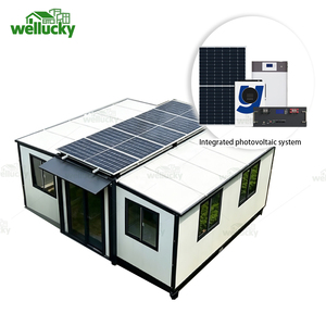 <span class=keywords><strong>Maison</strong></span> modulaire préfabriquée WELLUCKY, <span class=keywords><strong>maison</strong></span> conteneur extensible, hôtel de villégiature, camping, <span class=keywords><strong>maison</strong></span> conteneur à panneaux solaires - Product Image 1