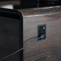 Primst Smart Furniture 135L Table basse intelligente a mené la lumière d'ambiance avec le chargeur d'USB avec la charge sans fil