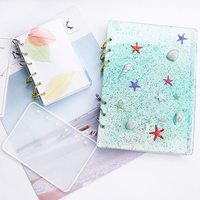 A5 A6 A7 Moules en silicone flexibles pour couverture de livre en résine et anneaux de reliure pour ordinateur portable à trois anneaux