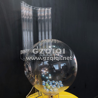 Machine de dessin de balles de loterie soufflées à l'air pour jeux de loto 3D 4D 5D 6D