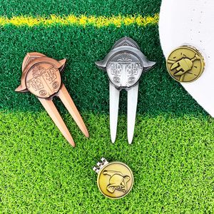 Fourche de réparation de green de golf magnétique avec marqueur de balle en alliage de zinc – Accessoire de golf extérieur - Product Image 3