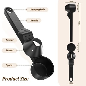 Reusable Leakproof <b>Coffee</b> Gram Scoop Kitchen Protein Powder Measuring Spoon Milk&Supplements Sliding Spoon for Bar Gym Travel - Product Image 3