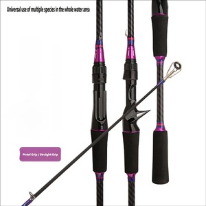 Cañas de Pescar de Fibra de Carbono de Largo Alcance con Mango Recto Tipo <span class=keywords><strong>Pistola</strong></span>, las Más Vendidas, para Pesca de Carpa en Arroyos, Acción Media Lenta - Product Image 4
