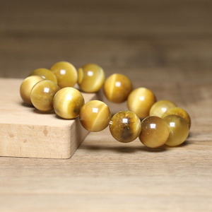 Vente chaude Or Oeil De Tigre Perlé Bracelet À La Main Armure Élastique Pierre D'<span class=keywords><strong>énergie</strong></span> De Guérison pour Les Femmes 12mm Perles <span class=keywords><strong>Bijoux</strong></span> - Product Image 6