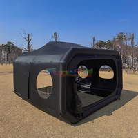 Tienda de campaña inflable para todas las estaciones, columna de aire de poste de Tpu de Pvc, tienda de campaña de tela Oxford, tienda de aire de apertura rápida para un dormitorio