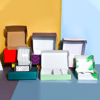 Nouveauté Boîte d'emballage en papier pliable simple et élégante avec boîtes-cadeaux textiles portables
