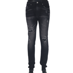 <span class=keywords><strong>Jeans</strong></span> Boyfriend da <span class=keywords><strong>Uomo</strong></span> in Denim Azzurro Chiaro, Casual Business, Elastici con Bordo in Pelliccia, Ecologici, <span class=keywords><strong>Vita</strong></span> <span class=keywords><strong>Bassa</strong></span>, Moda Autunno Estate Inverno - Product Image 1