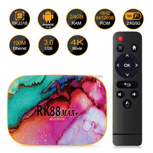 RK88 MAX + Android 11 Box 4GB 64GB 128GB RK3318 Wifi Dual Android 11 TV Box 2021 4K 1080P RK88MAX+ Smart Tv Set top Box - Product Image 2