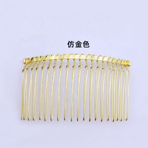 Sisir Kawat Putar 22 Gigi Warna Perak untuk Aksesoris Rambut Pengantin, Kerudung, dan Kerajinan DIY - Product Image 6