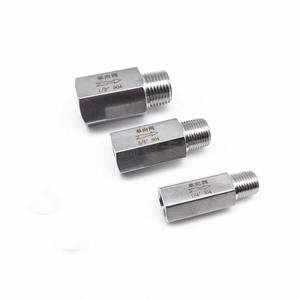 SS304 316 Acero inoxidable Anti-Retorno Válvula de retención en línea unidireccional 1/8 \ "1/4 \" 3/8 \ "1/2 \" 3/4 \ "BSP Rosca Macho Hembra 1/4 \" - Product Image 4