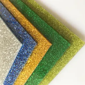 Wholesale 3mm Star Glitter Acrylic Sheet for Laser Cutting