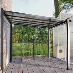 Pérgola de Aluminio de Lujo con Techo de Láminas, Gazebo, Pabellón, Invernadero Exterior, Solárium de Aluminio y Vidrio - Product Image 2